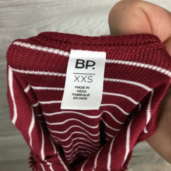 BP Maroon Stripe The Perfect Tank Top P2 - Picture 5 of 6